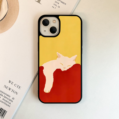 Lazy Nap Mode Glass Case