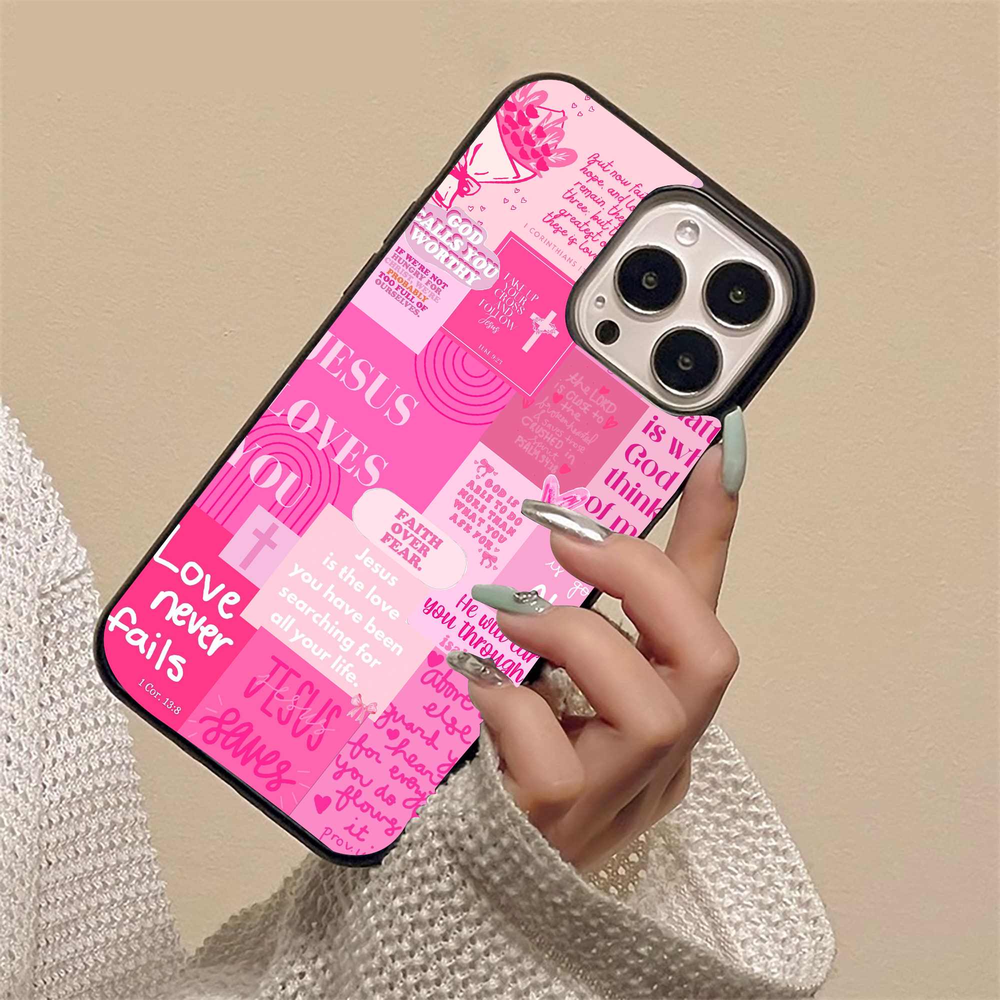 Jesus Love Glass Case Phone Villa