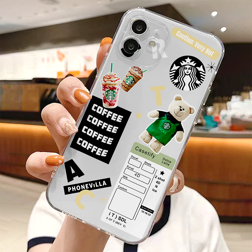 Starbucks Transparent Cover IPhone 14 Pro Transparent Starbucks