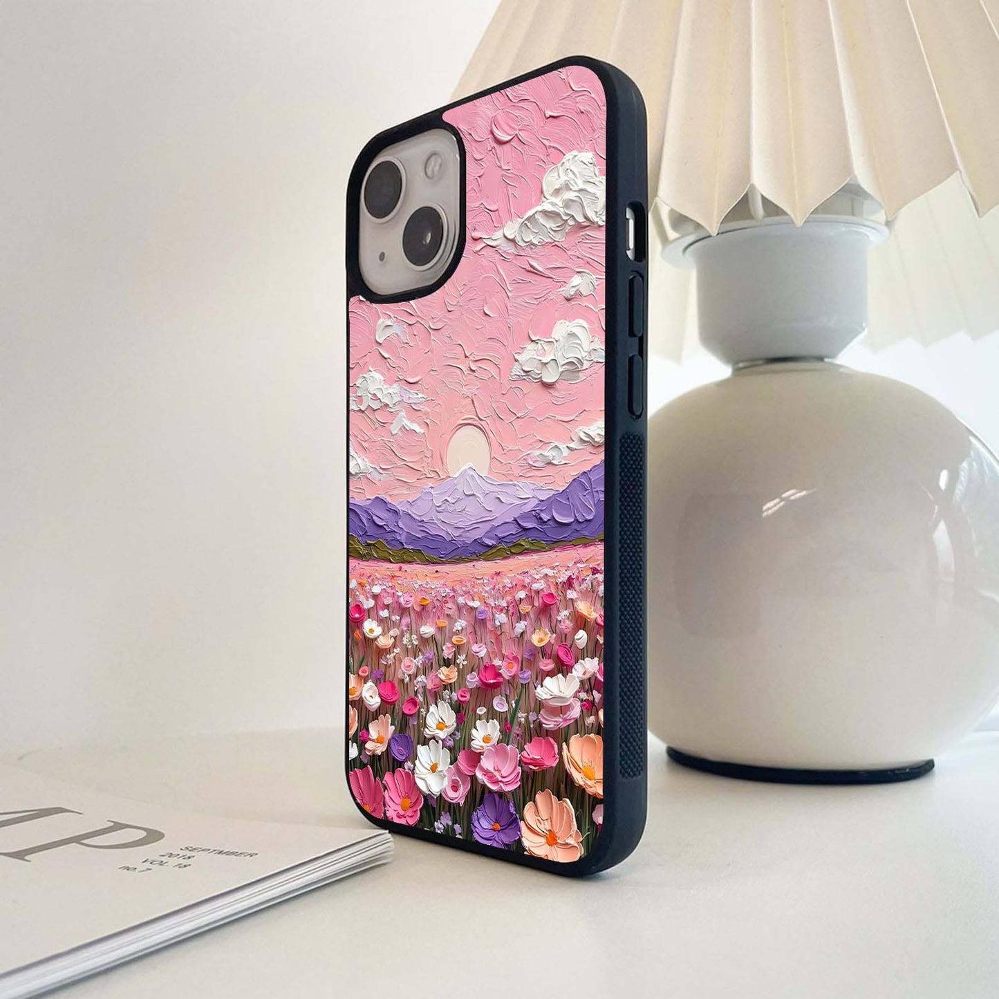 Pastel Bloom Horizon Glass Case