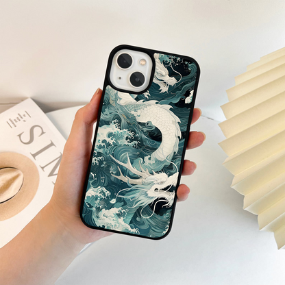 Aqua Dragon Surge Glass Case