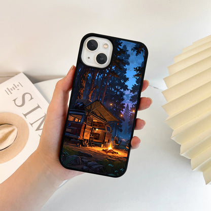 Campfire Night Escape Glass Case