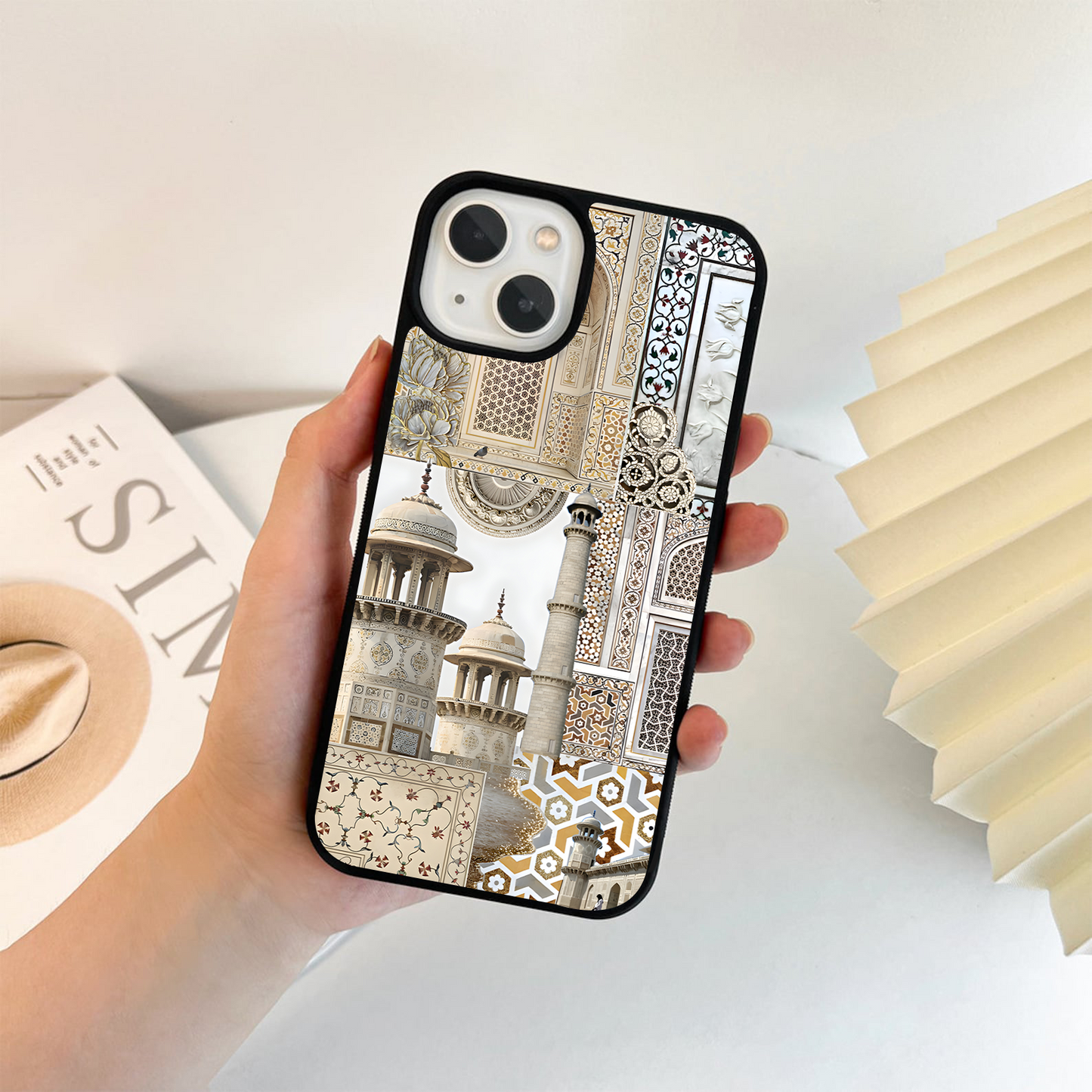 Mughal Marble Legacy Glass Case