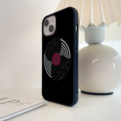 Cosmic Vinyl Vibes Glass Case