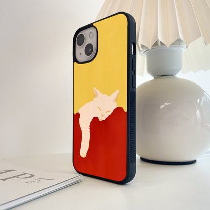 Lazy Nap Mode Glass Case