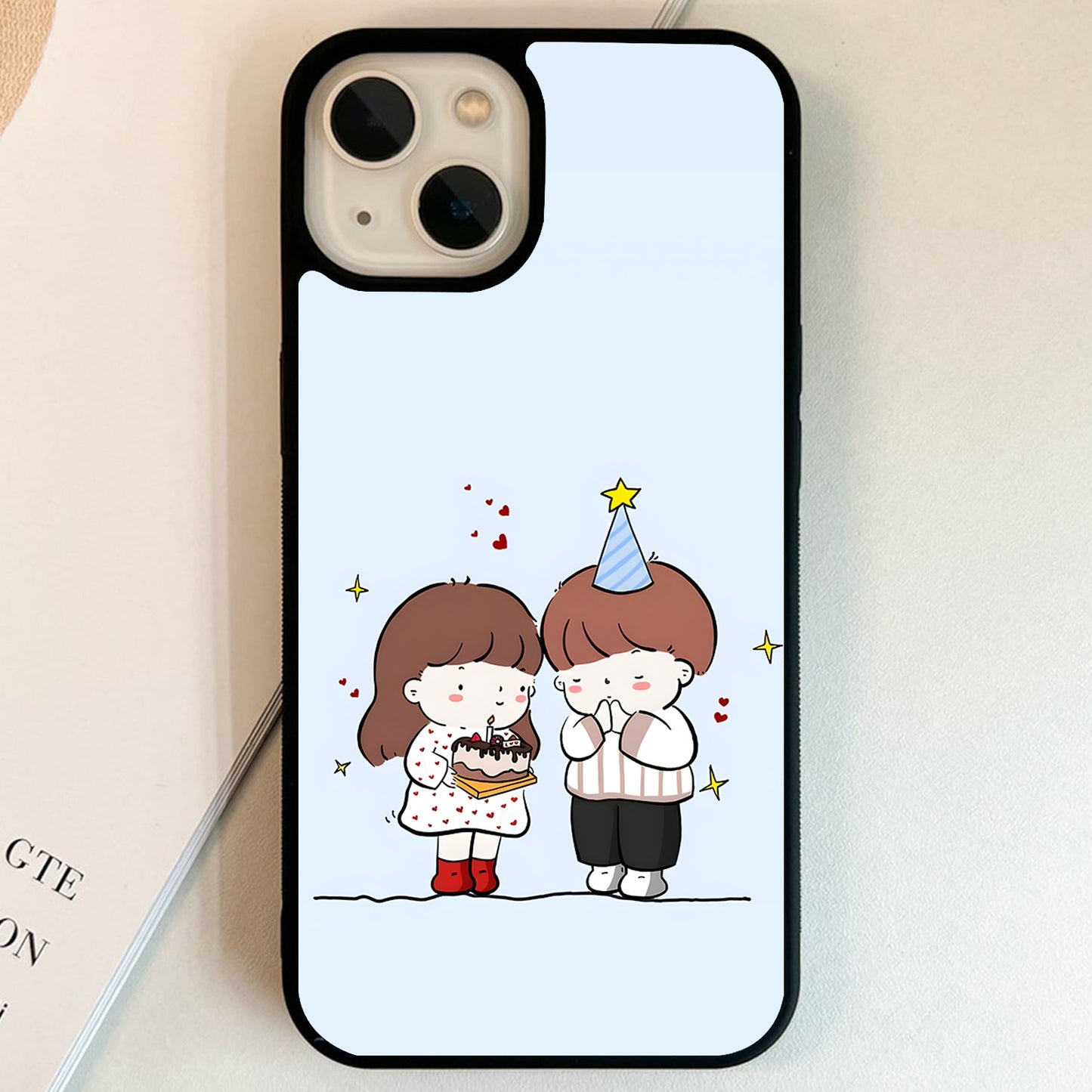 Sweet Sibling Celebration Glass Case