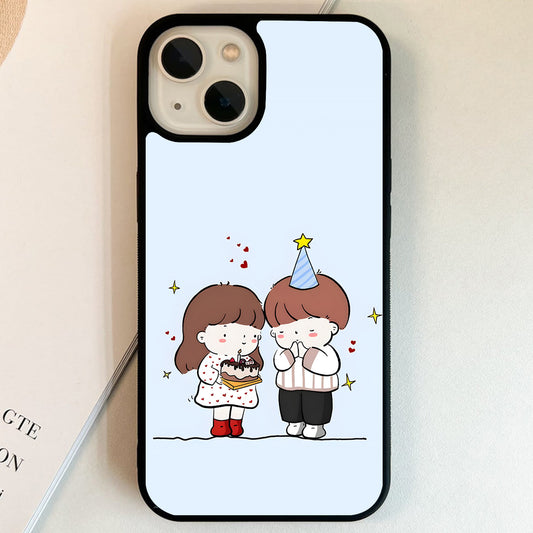 Sweet Sibling Celebration Glass Case