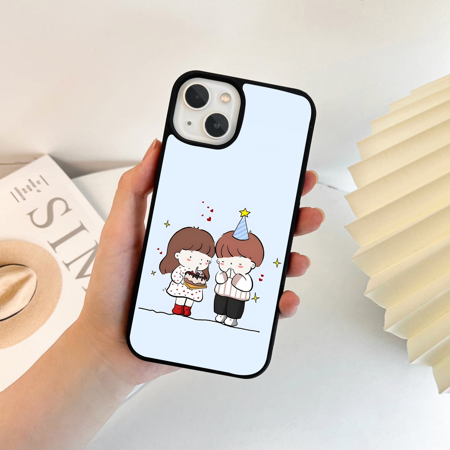 Sweet Sibling Celebration Glass Case