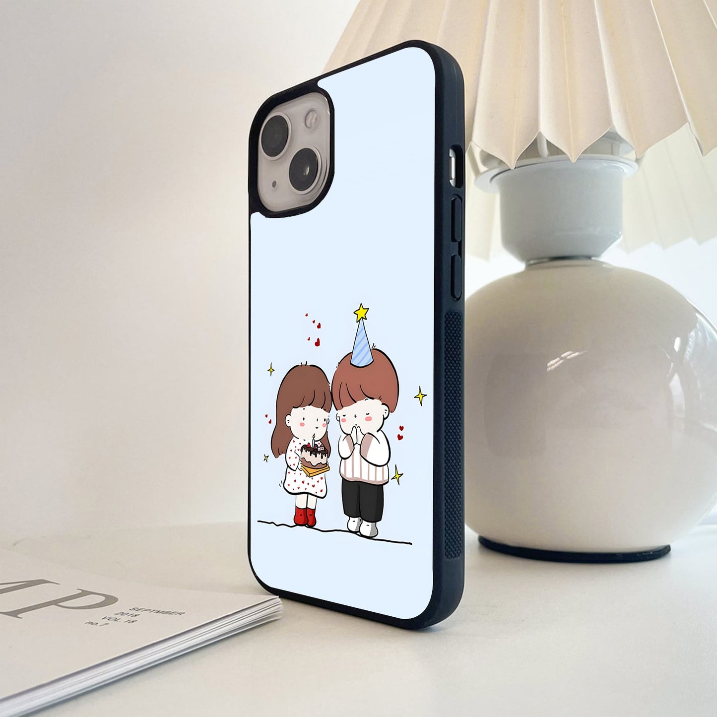 Sweet Sibling Celebration Glass Case