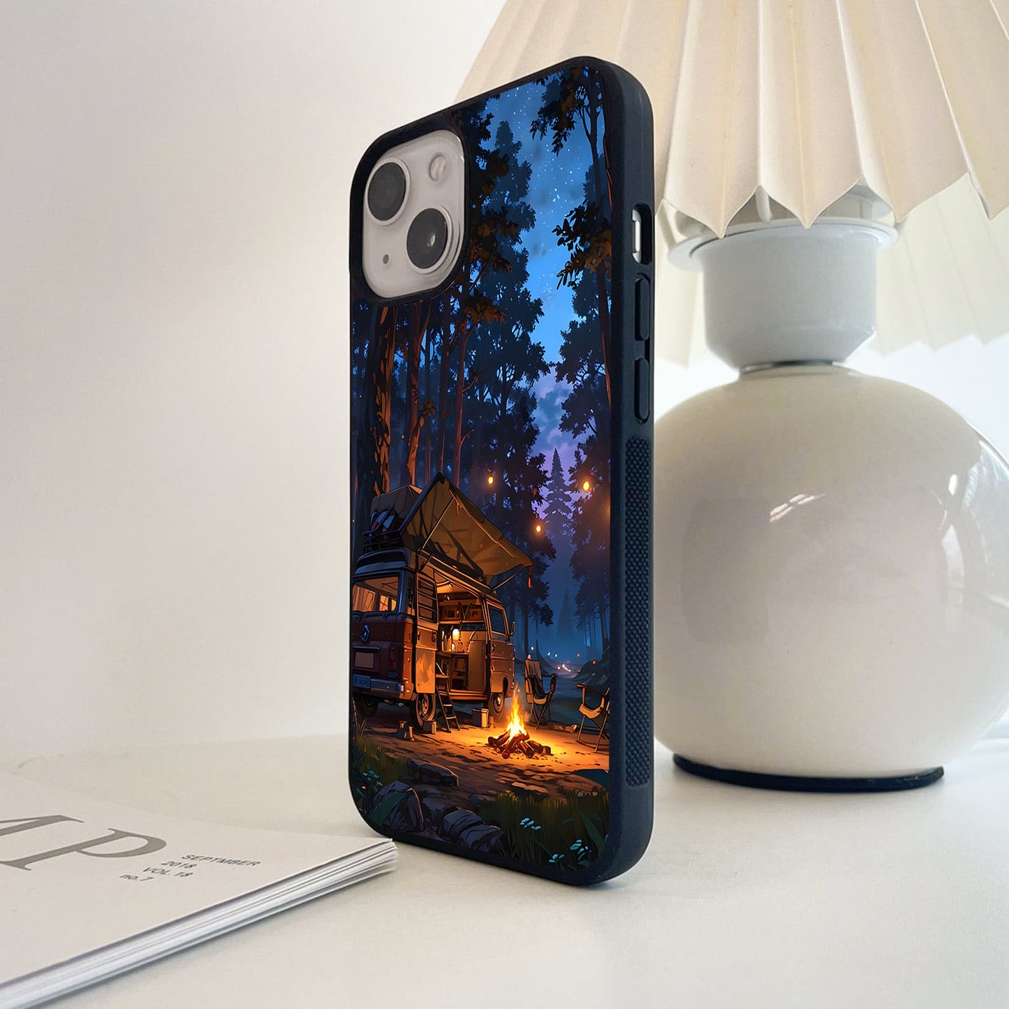 Campfire Night Escape Glass Case