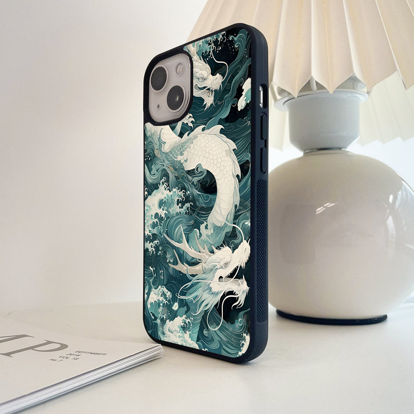 Aqua Dragon Surge Glass Case