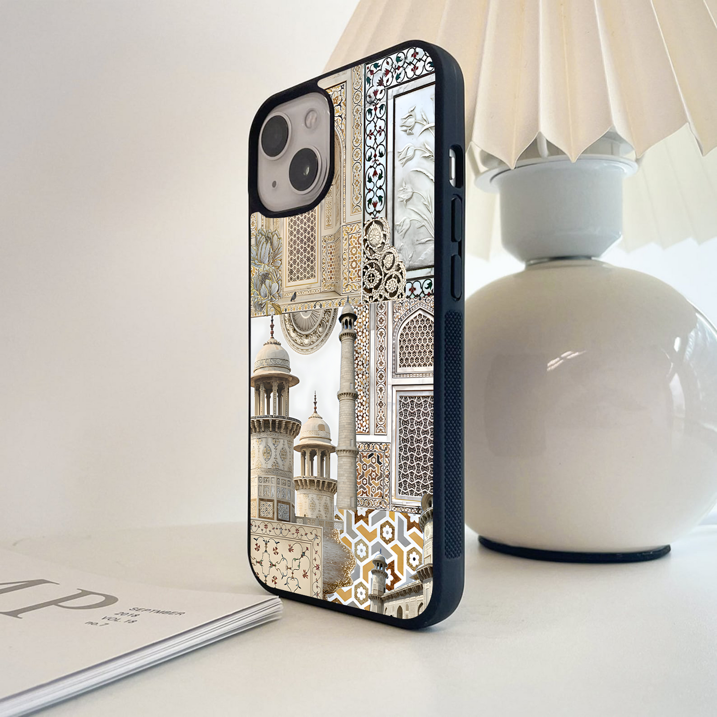 Mughal Marble Legacy Glass Case