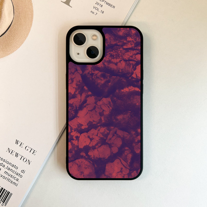 Crimson Dust Drift Glass Case