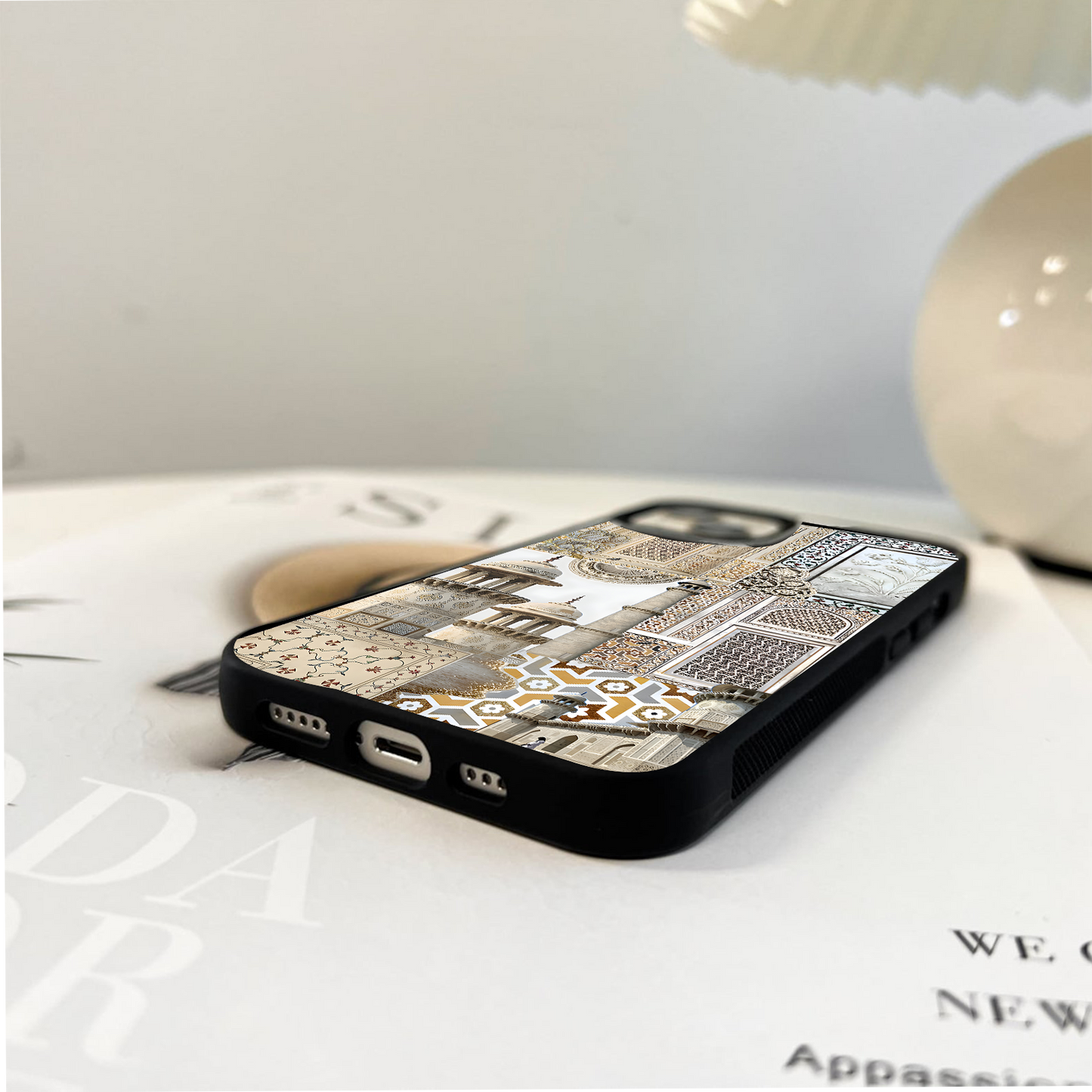 Mughal Marble Legacy Glass Case