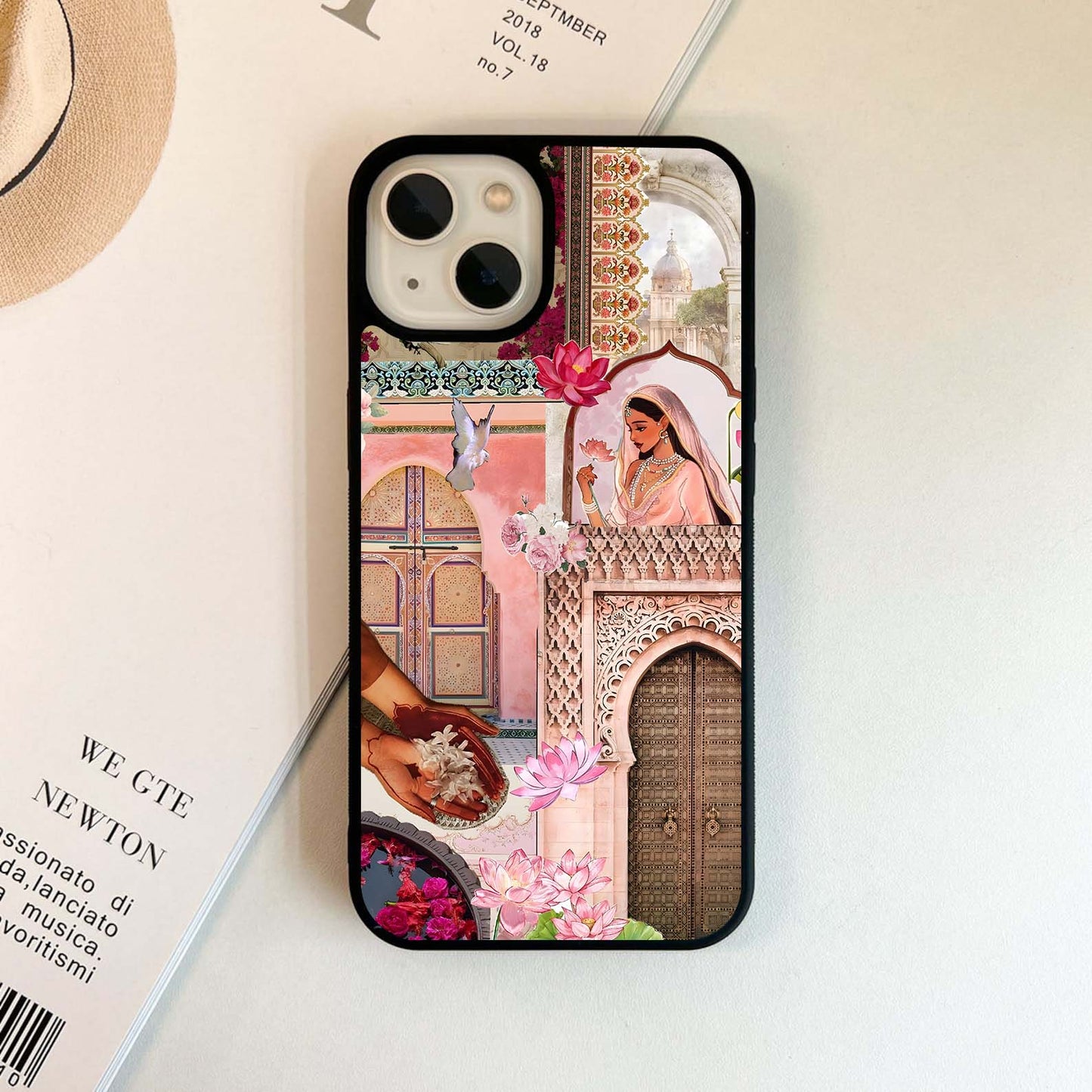 Floral Courtyard Muse Glass Case