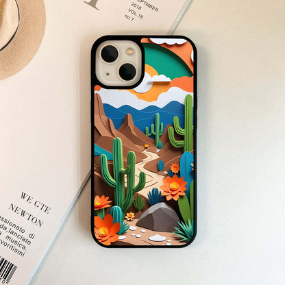 Desert Bloom Glass Case