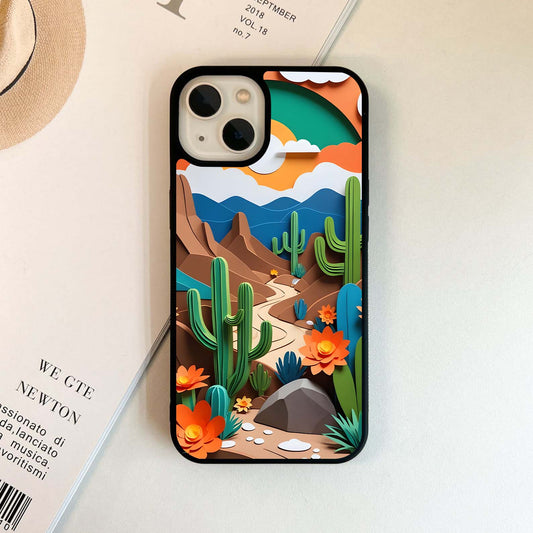 Desert Bloom Glass Case