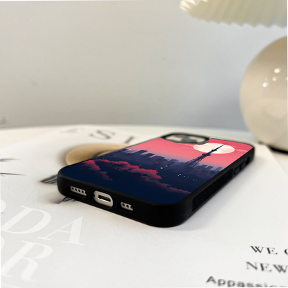 City Scape Art Glass Case