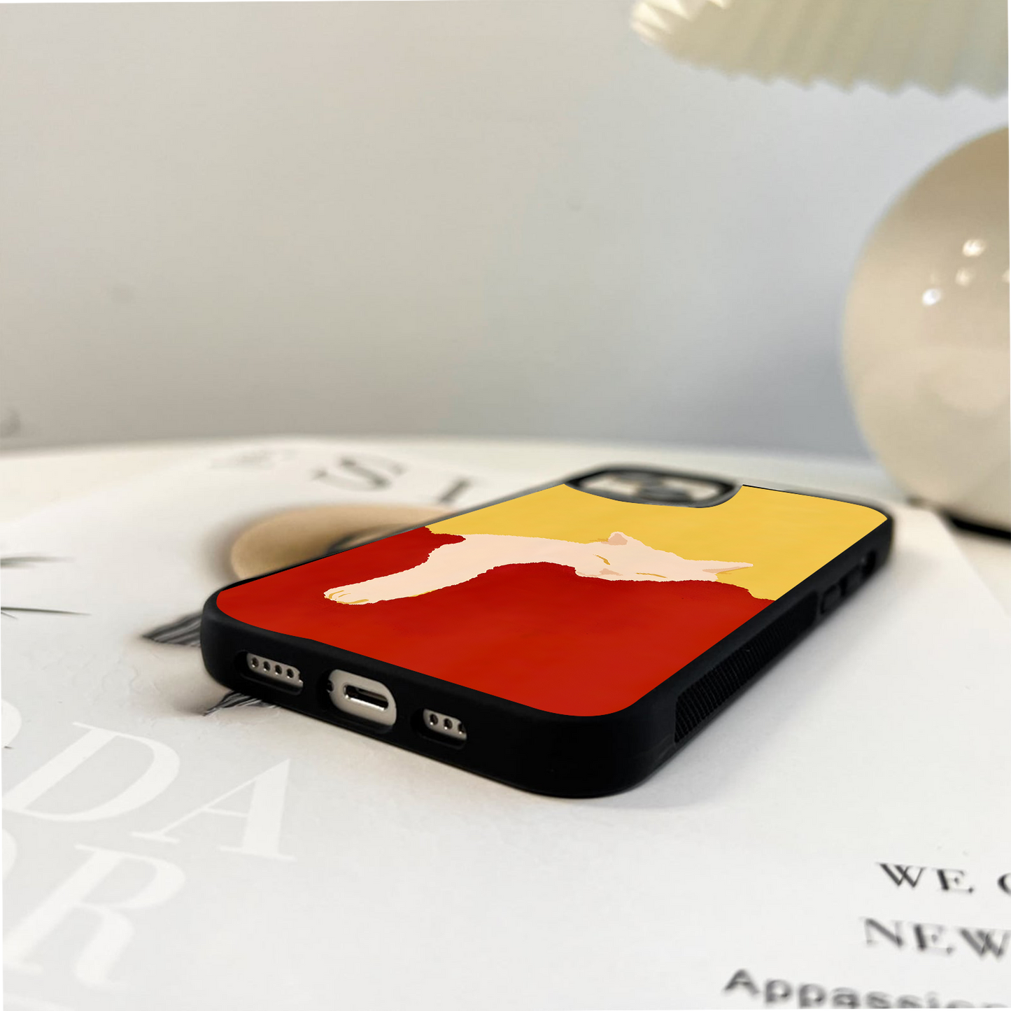 Lazy Nap Mode Glass Case