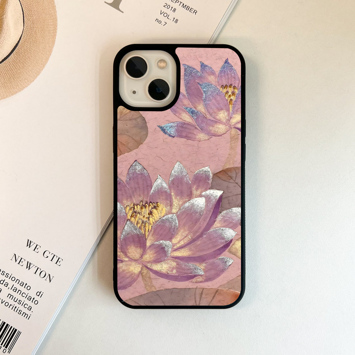 Blossom Mist Lotus Glass Case