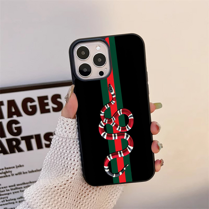 Gucci Snake Pattern Glass Case