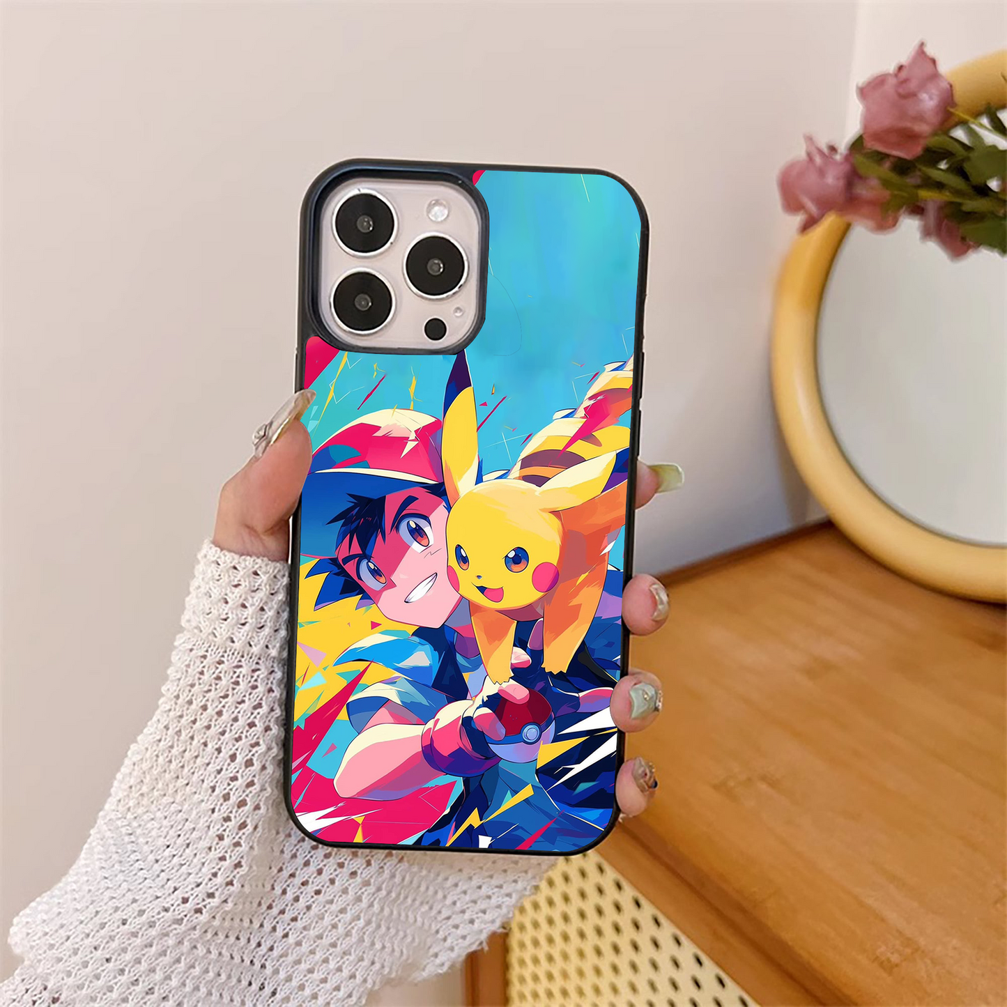 Anime Pokemon Glass Case