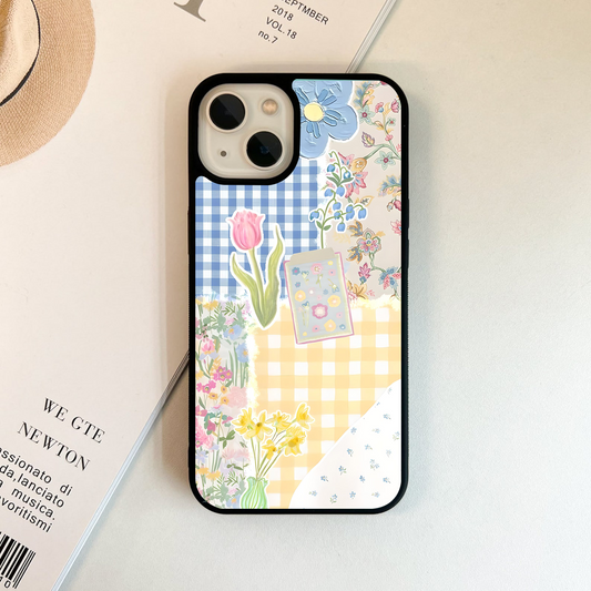 Pastel Garden Journal Glass Case