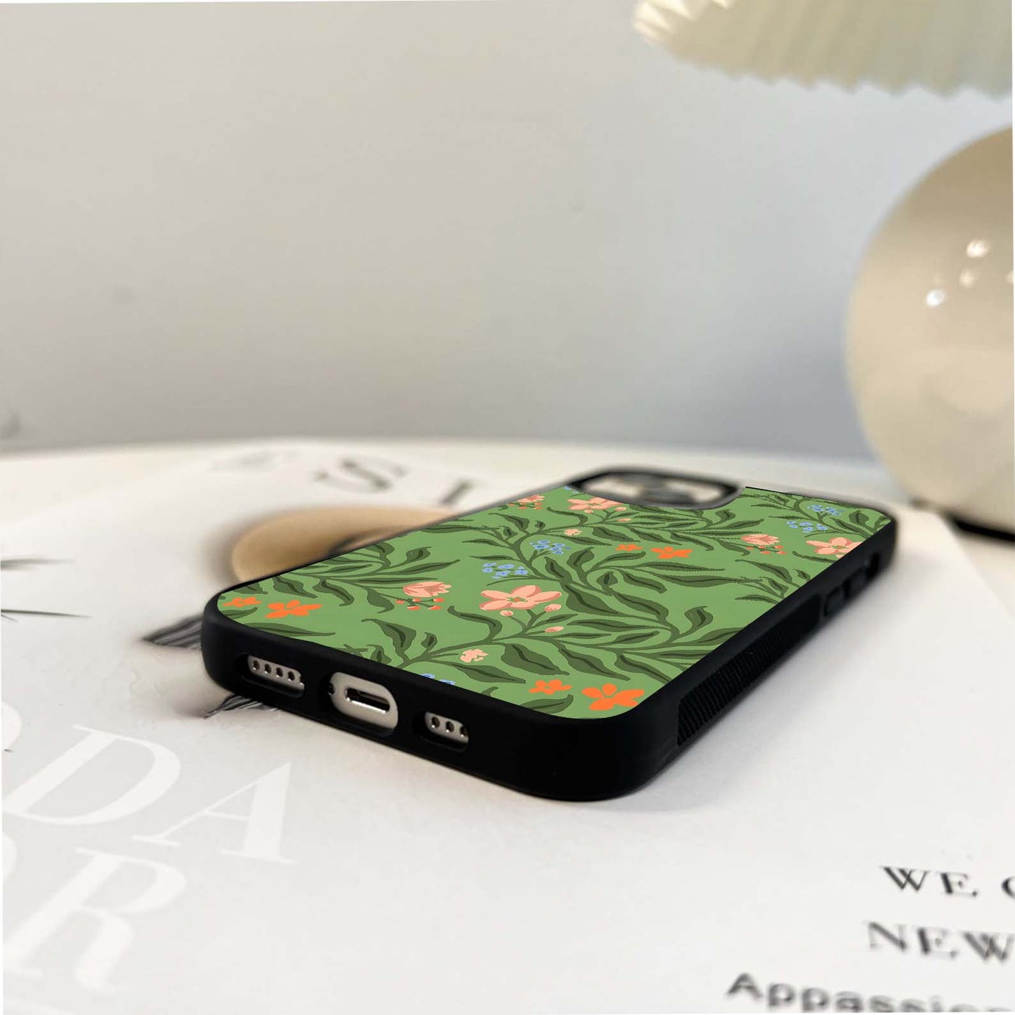 Playful Meadow Whispers Glass Case