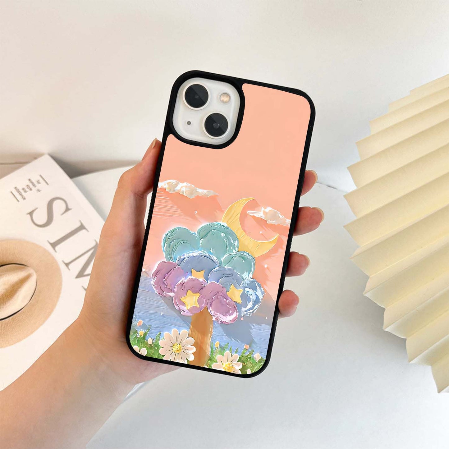 Dreamy Moon Garden Glass Case