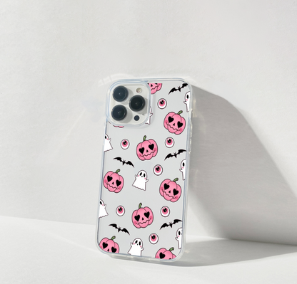 Girly Spooky Aesthetic Clear Silicon Cover