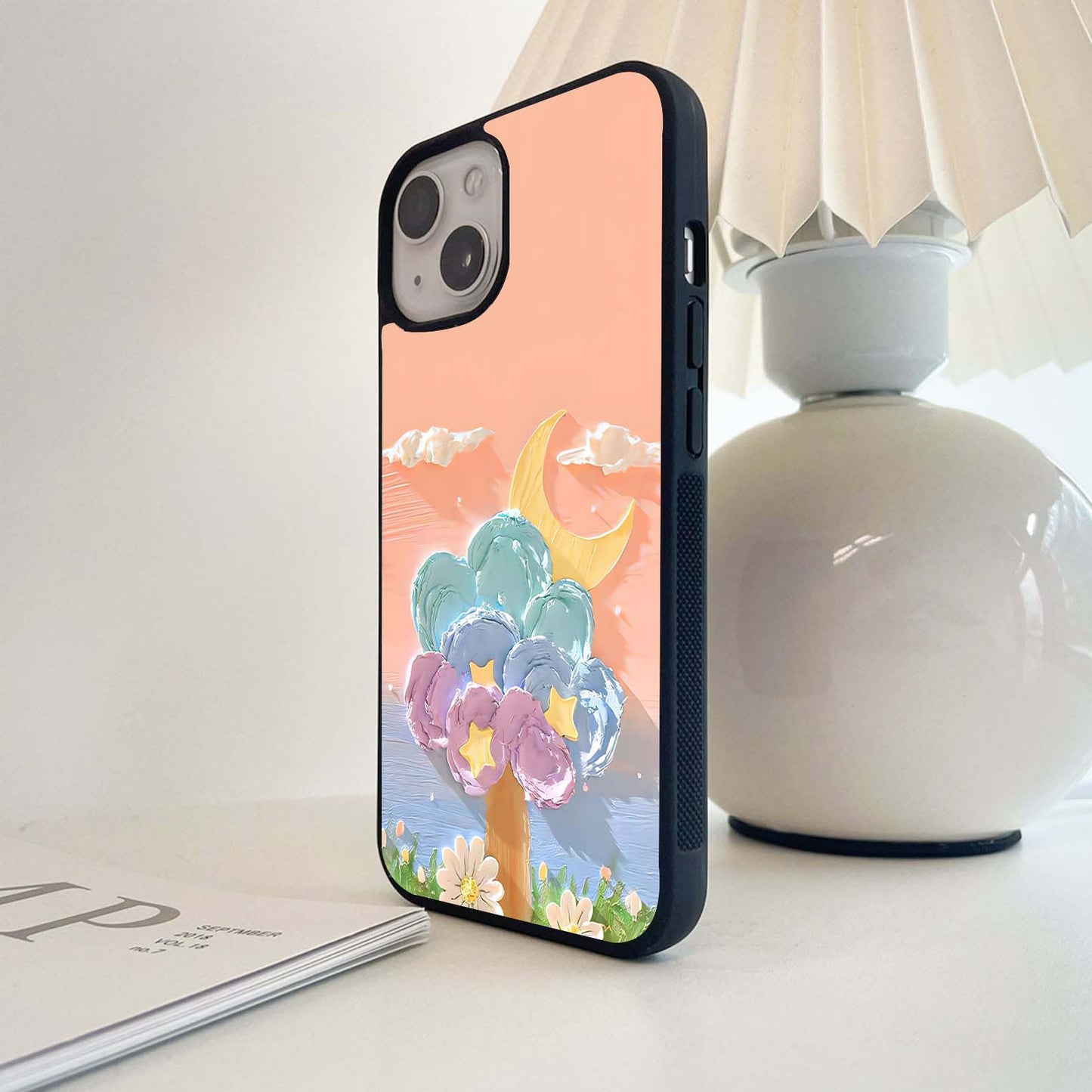 Dreamy Moon Garden Glass Case