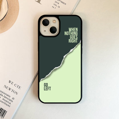 Let Go Quote Glass Case