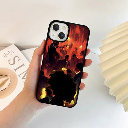 Night Jazz Fire Glass Case