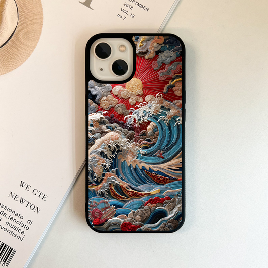 Eternal Wave Rise Glass Case