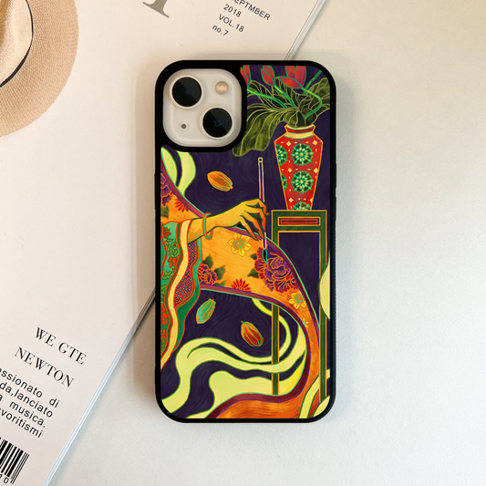 Lotus Grace Flow Glass Case