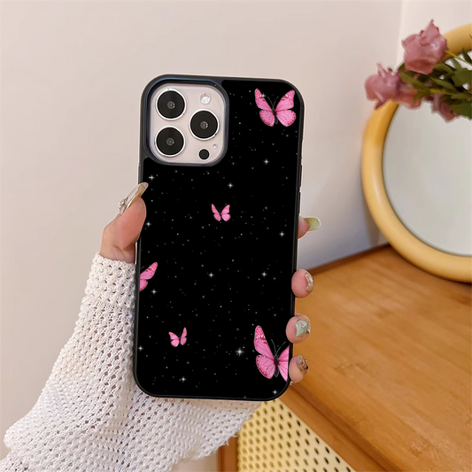 Blinking Butterfly  Glass Case