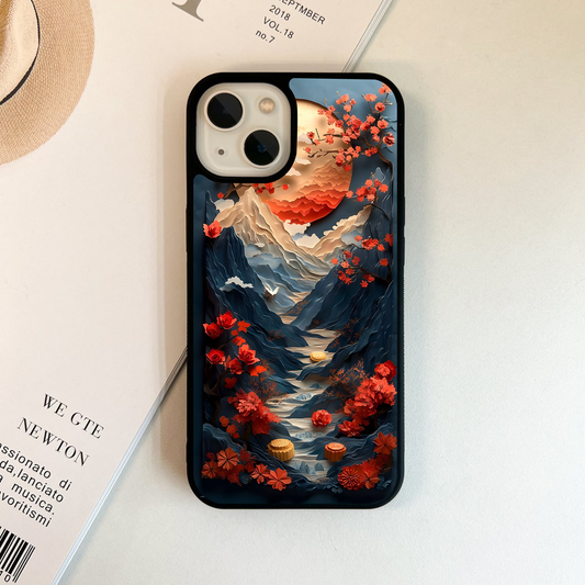 Crimson Valley Glow Glass Case