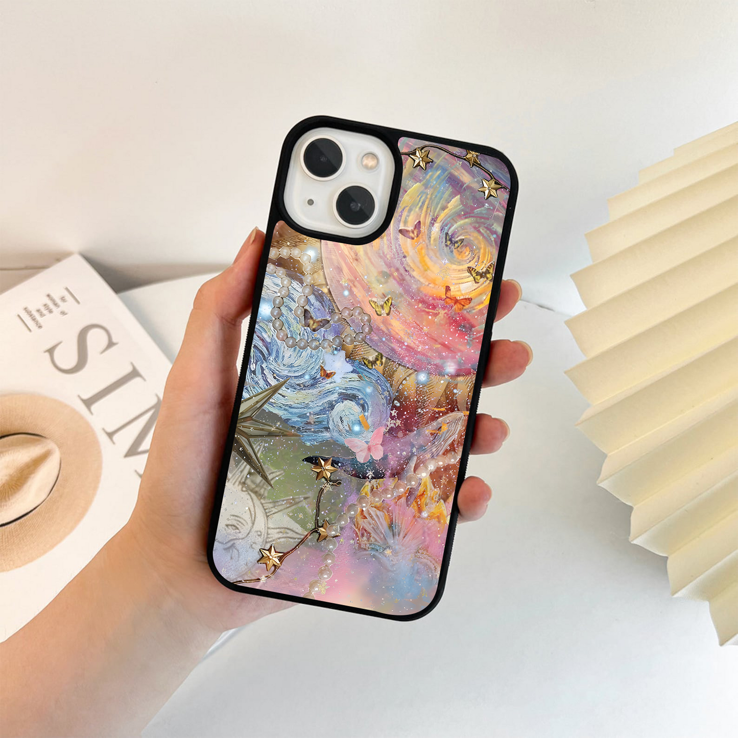 Celestial Pearl Dance Glass Case