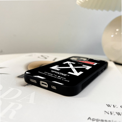 Off - White iPhone Glass Case