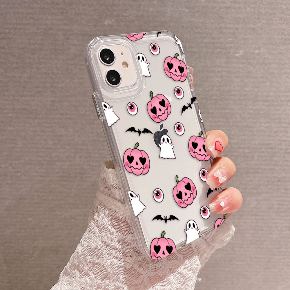 Girly Spooky Aesthetic Clear Silicon Cover