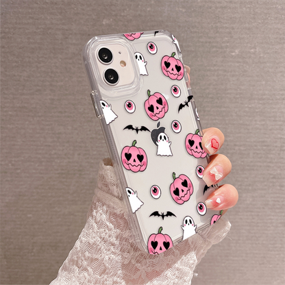 Girly Spooky Aesthetic Clear Silicon Cover