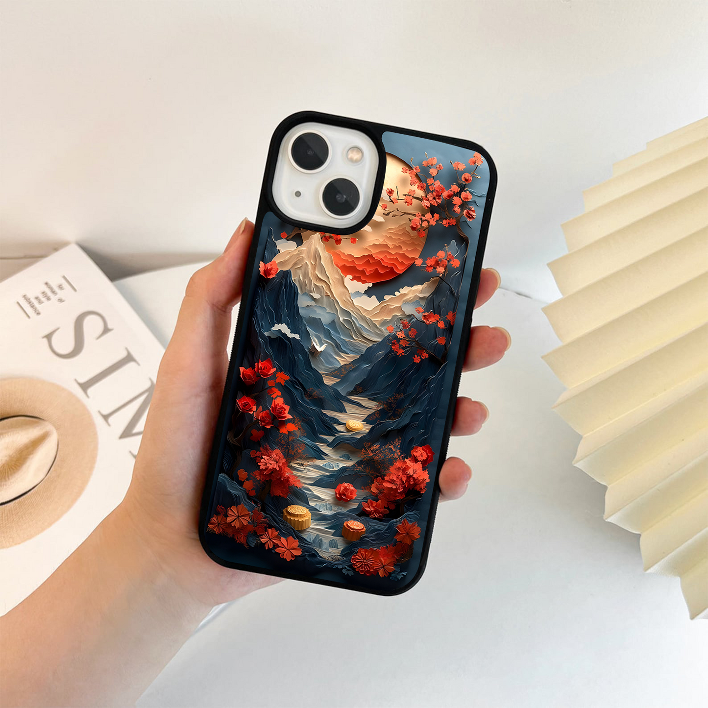 Crimson Valley Glow Glass Case