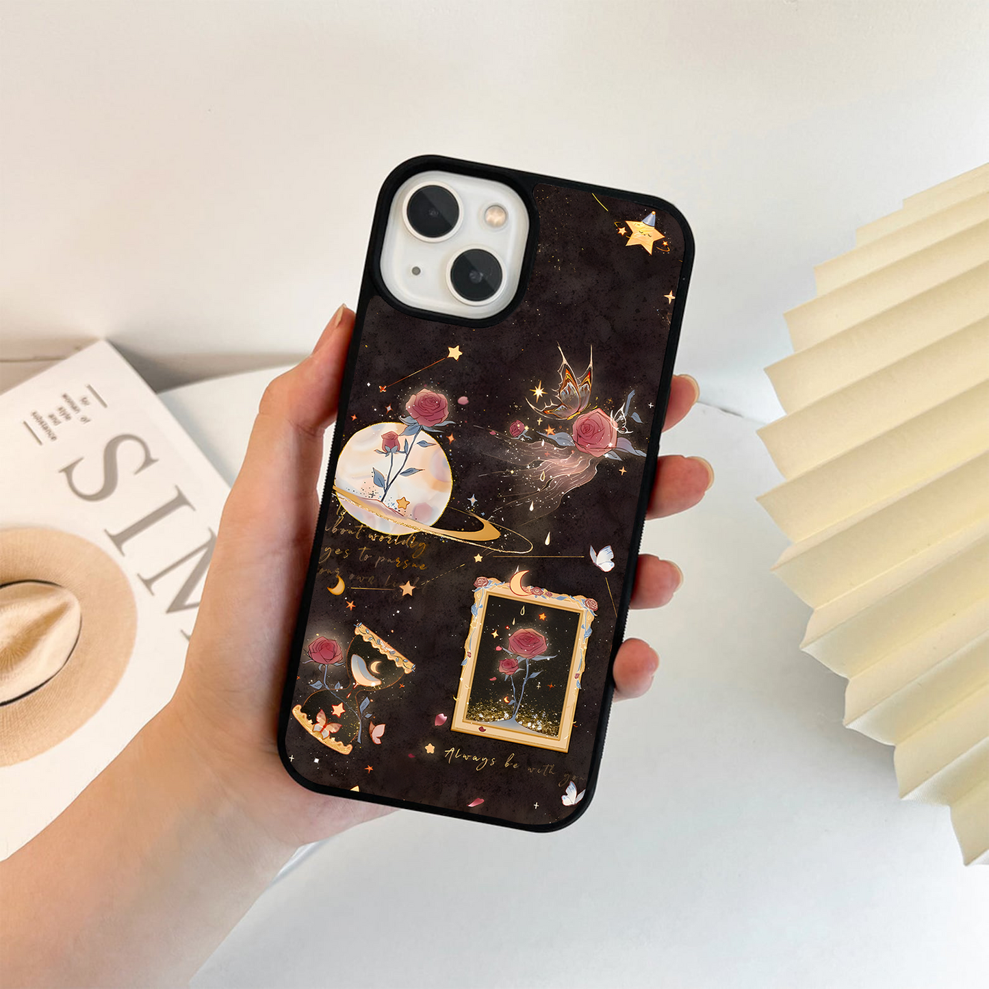 Celestial Rose Magic Glass Case