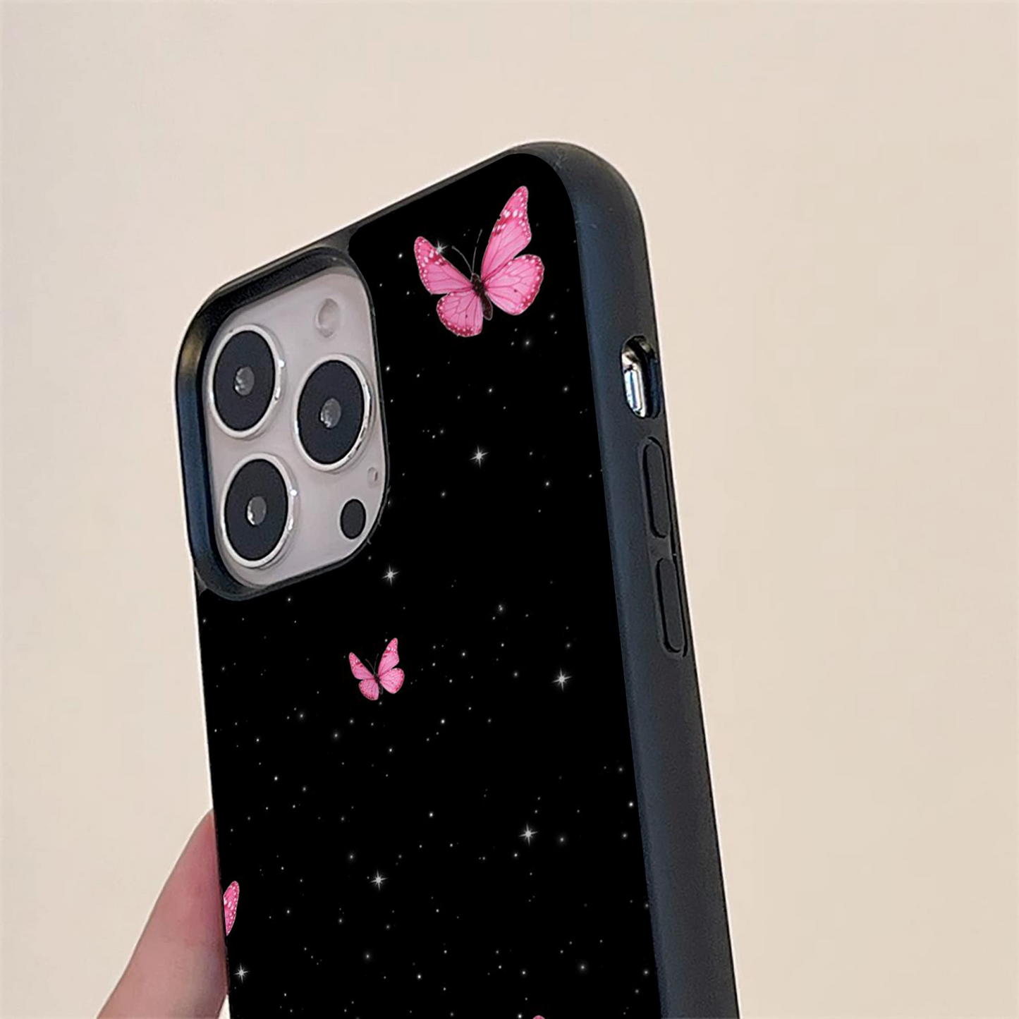 Blinking Butterfly  Glass Case