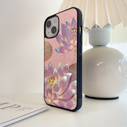 Blossom Mist Lotus Glass Case