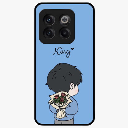 Love in My Hands Custom Name Glass Case for OnePlus 10T |1+10T