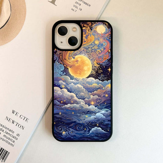 Moonlit Cosmic Dreams Glass Case