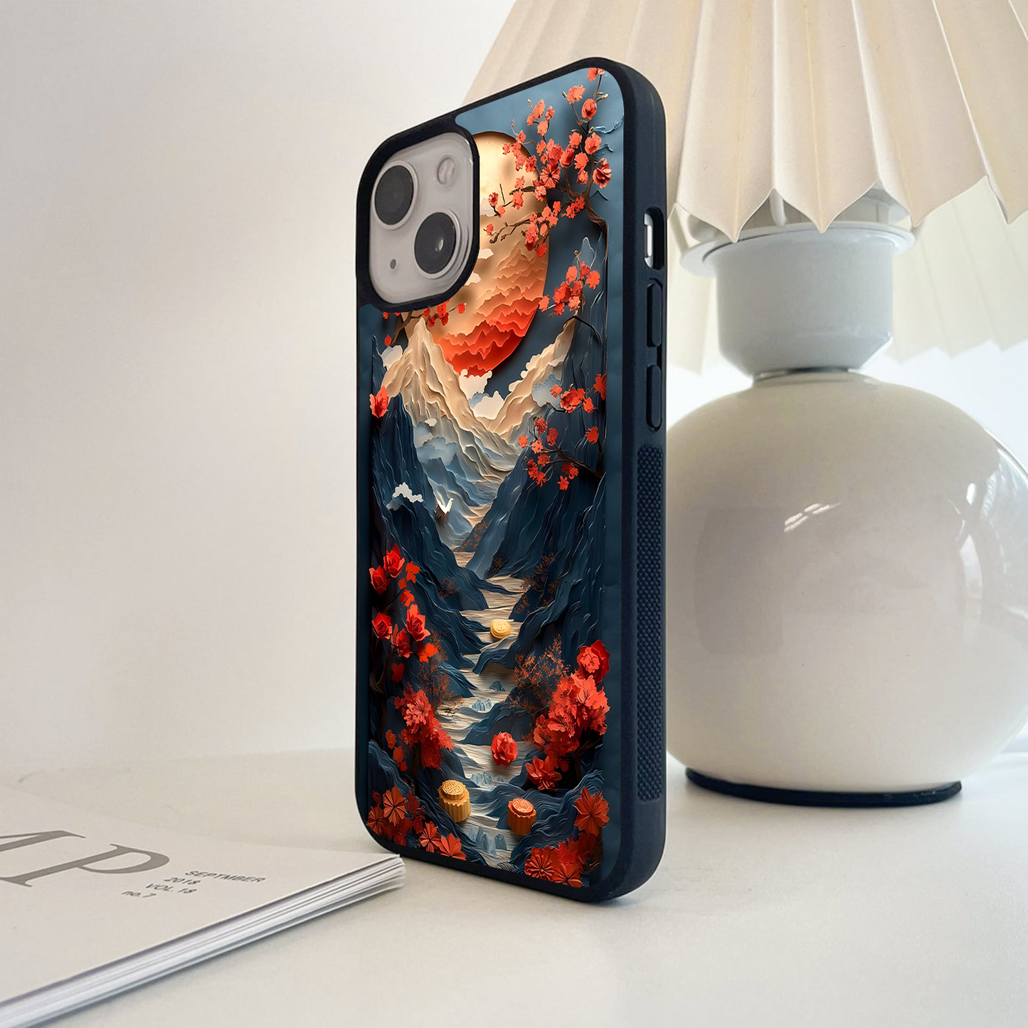 Crimson Valley Glow Glass Case