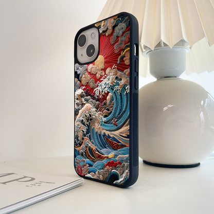 Eternal Wave Rise Glass Case