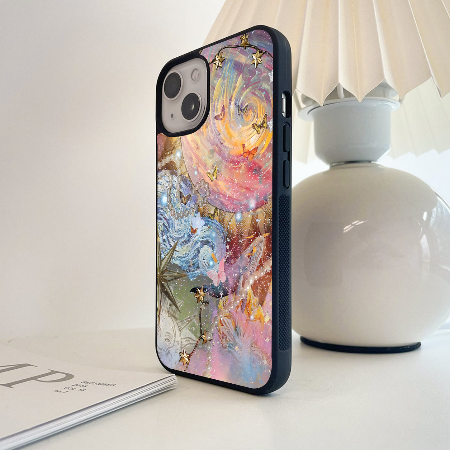 Celestial Pearl Dance Glass Case